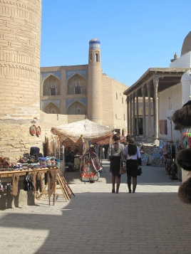 Street Market Khiva, Uzbekistan.